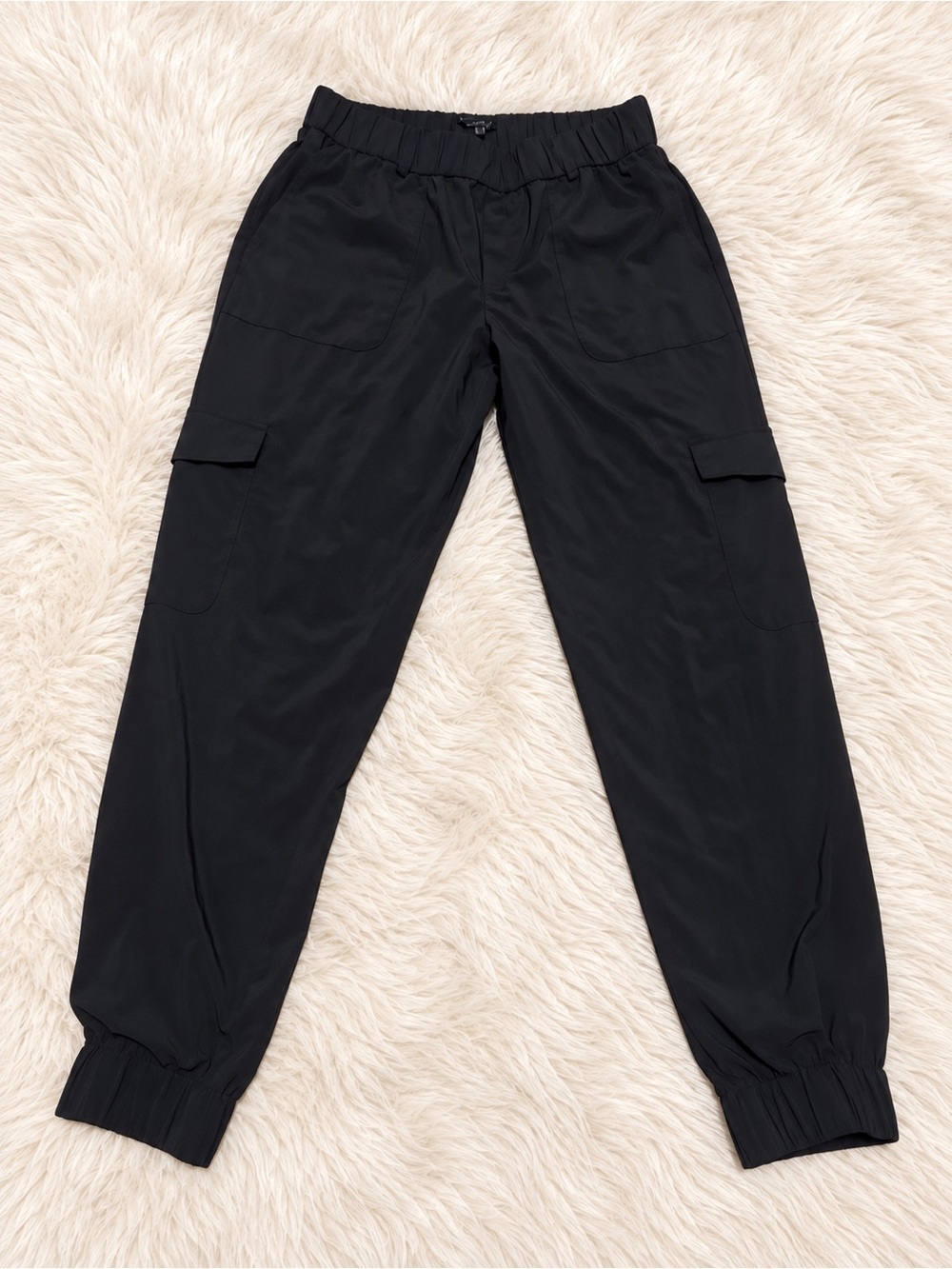 Banana Republic Black Cargo Jogger Pants